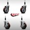 Service Caster 4'' SS Maroon Poly Wheel Swivel 7/8'' Expanding Stem Caster Set 2 Brakes, 4PK SCC-SSEX20S414-PPUB-MRN-2-TLB-2-78 - alternate 3